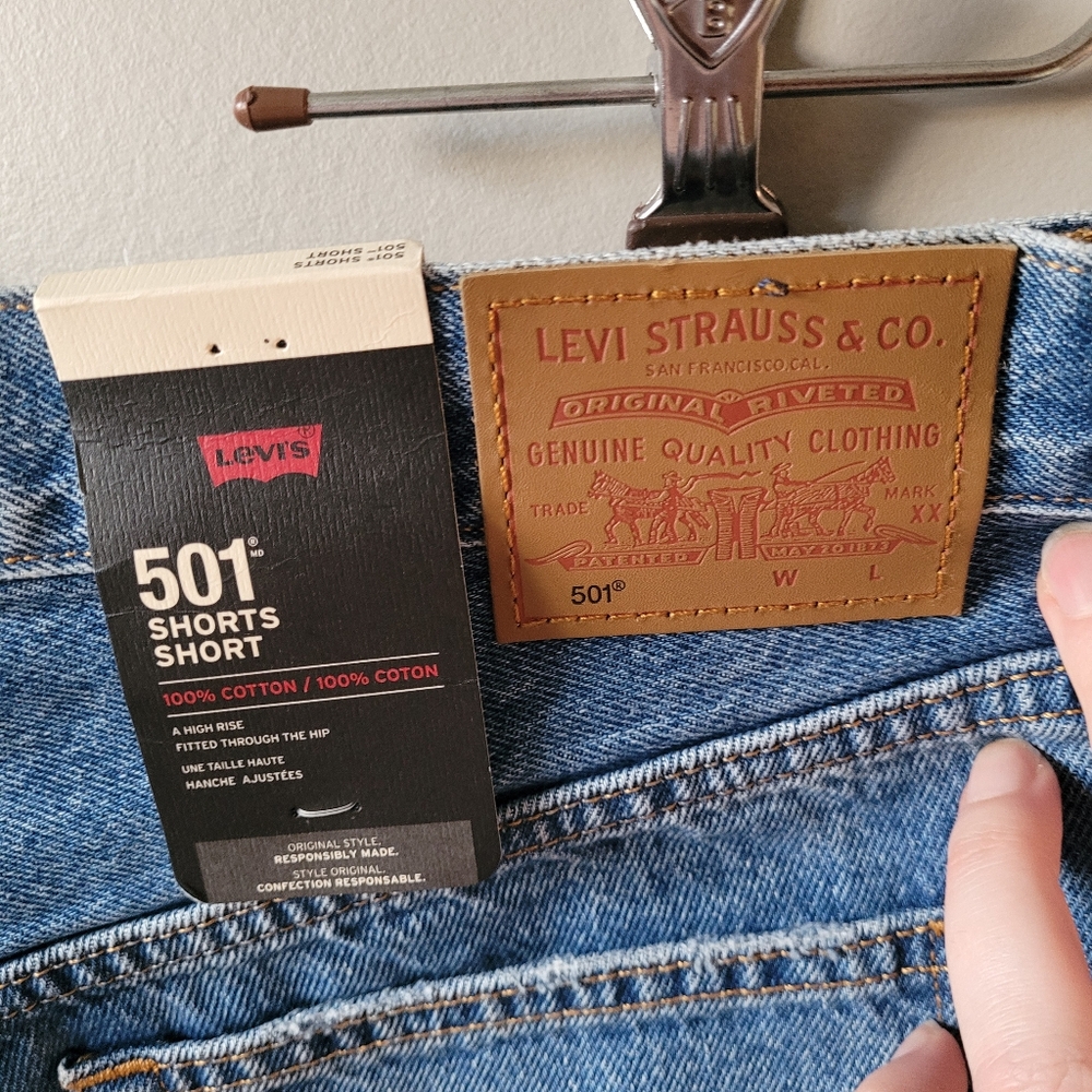 Levi's 501 denim cutoffs shorts - Picture 10 of 14